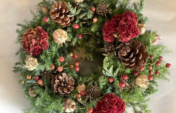 Xmasリース オーダー受付について – 蔵の花屋 コトハ